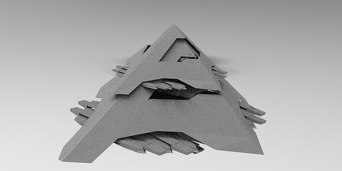 Pyramid SC-Fi shape 1  3D model