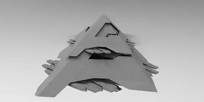 Pyramid SC-Fi shape 1  3D model