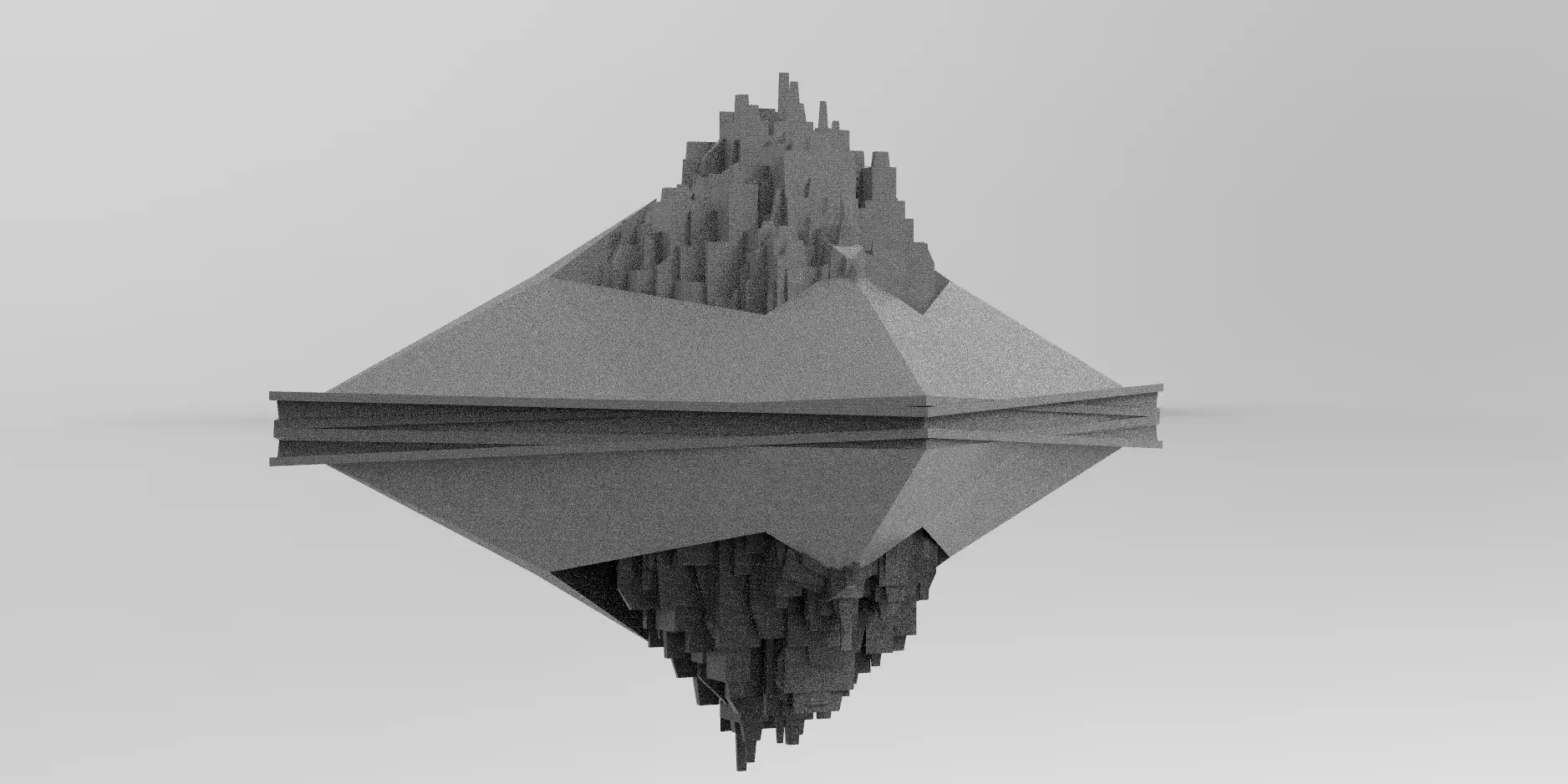Pyramid Sc-Fi shape 4 3D model