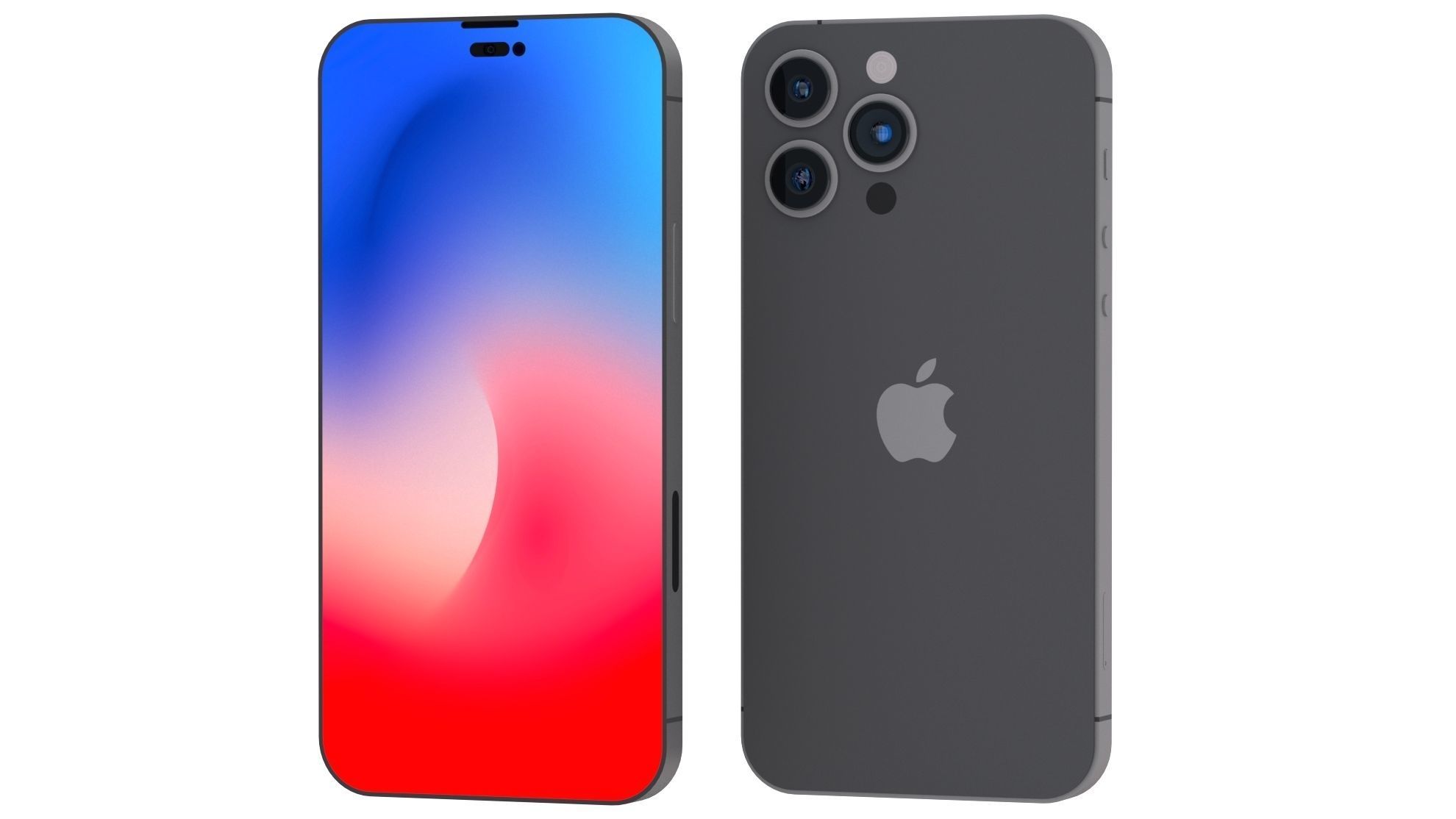 Apple iPhone 14 Pro Max 2022 Concept 3D model_2