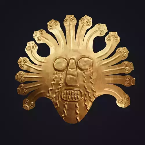 Gold Ornament 3 - Nazca Culture