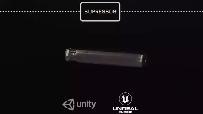 Supressor piece of metal