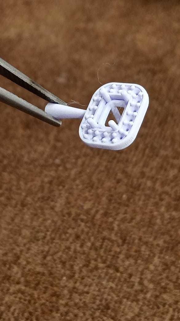 Solitaire with halo diamonds and emerald cut center stone 3D print model_14