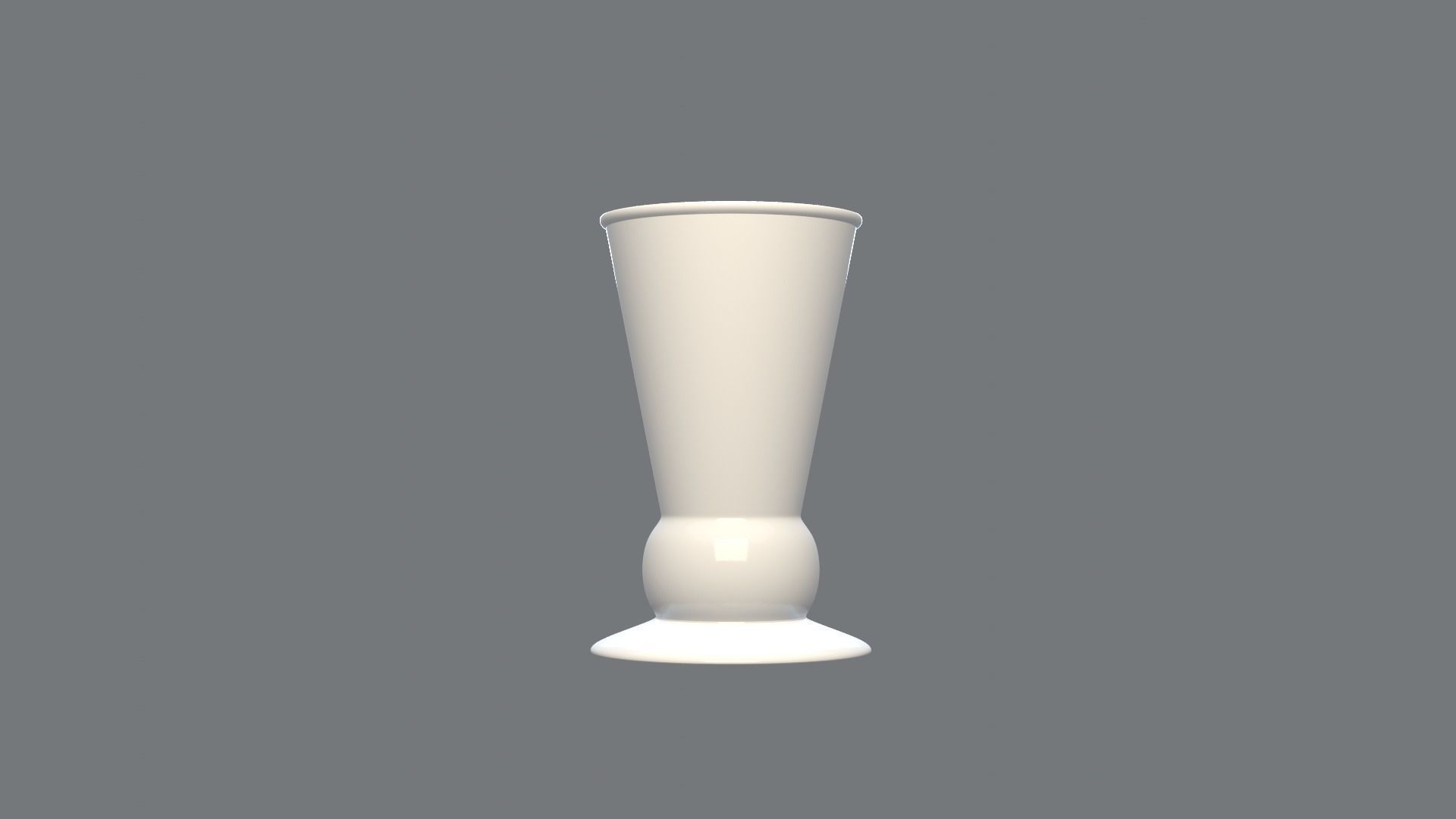 Decor bouquet of flowers in a porcelain vase 1 3D model_19
