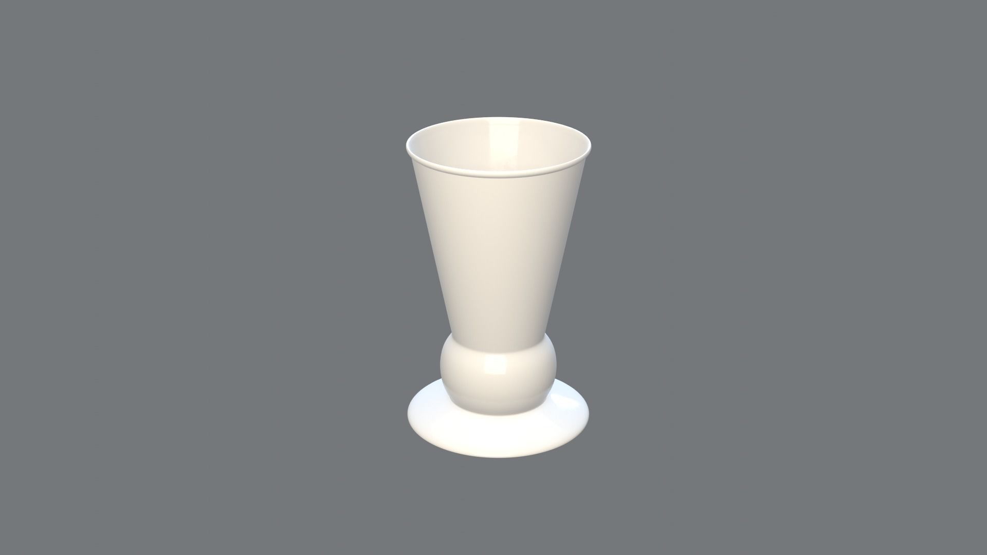 Decor bouquet of flowers in a porcelain vase 1 3D model_22