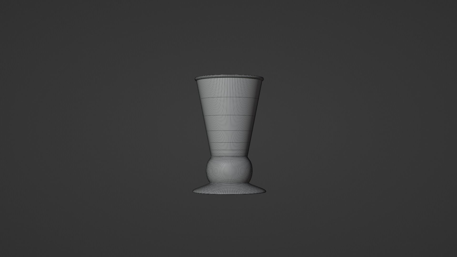 Decor bouquet of flowers in a porcelain vase 1 3D model_17