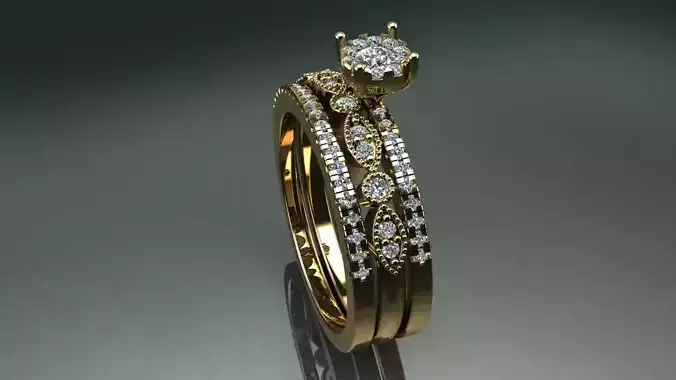 Ring Solitaire Engagement