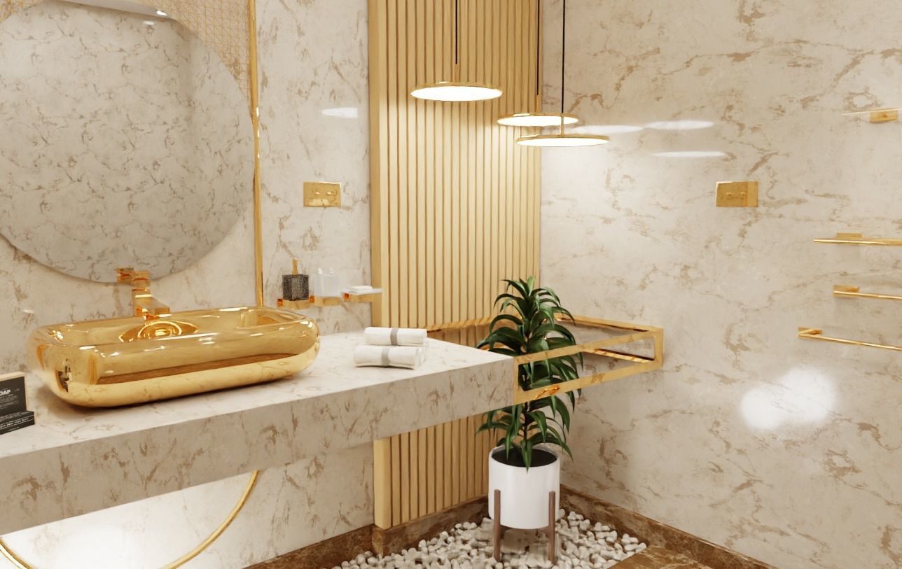 Bathroom Scene 3D model_1