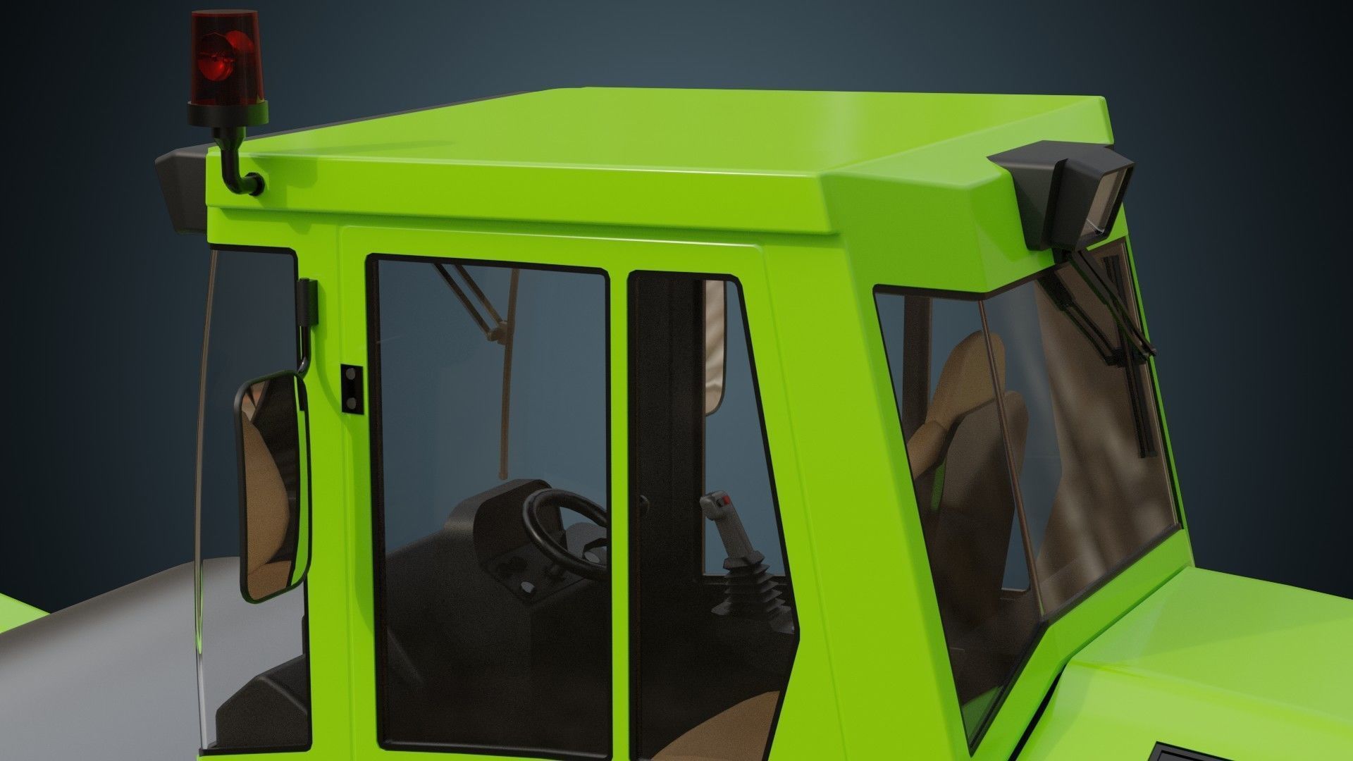 Compactor 1 Untextured 3D model_9