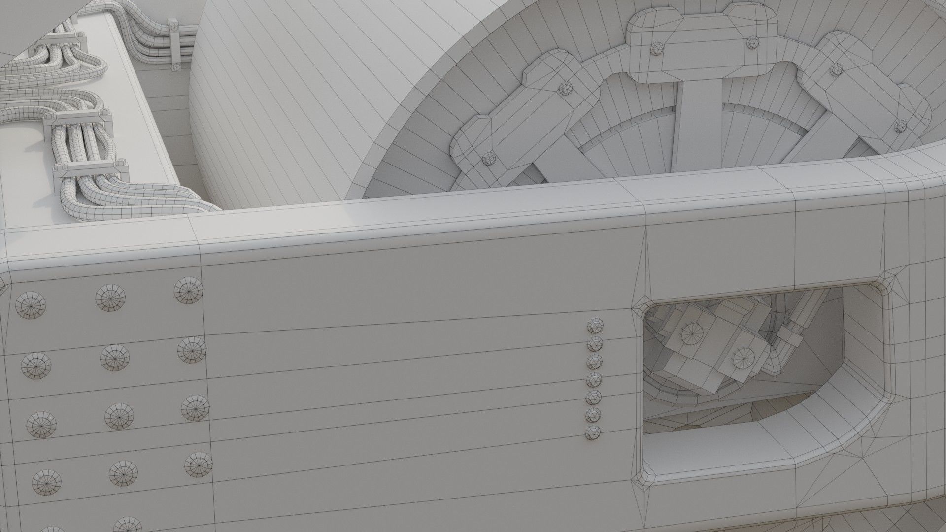 Compactor 1 Untextured 3D model_12