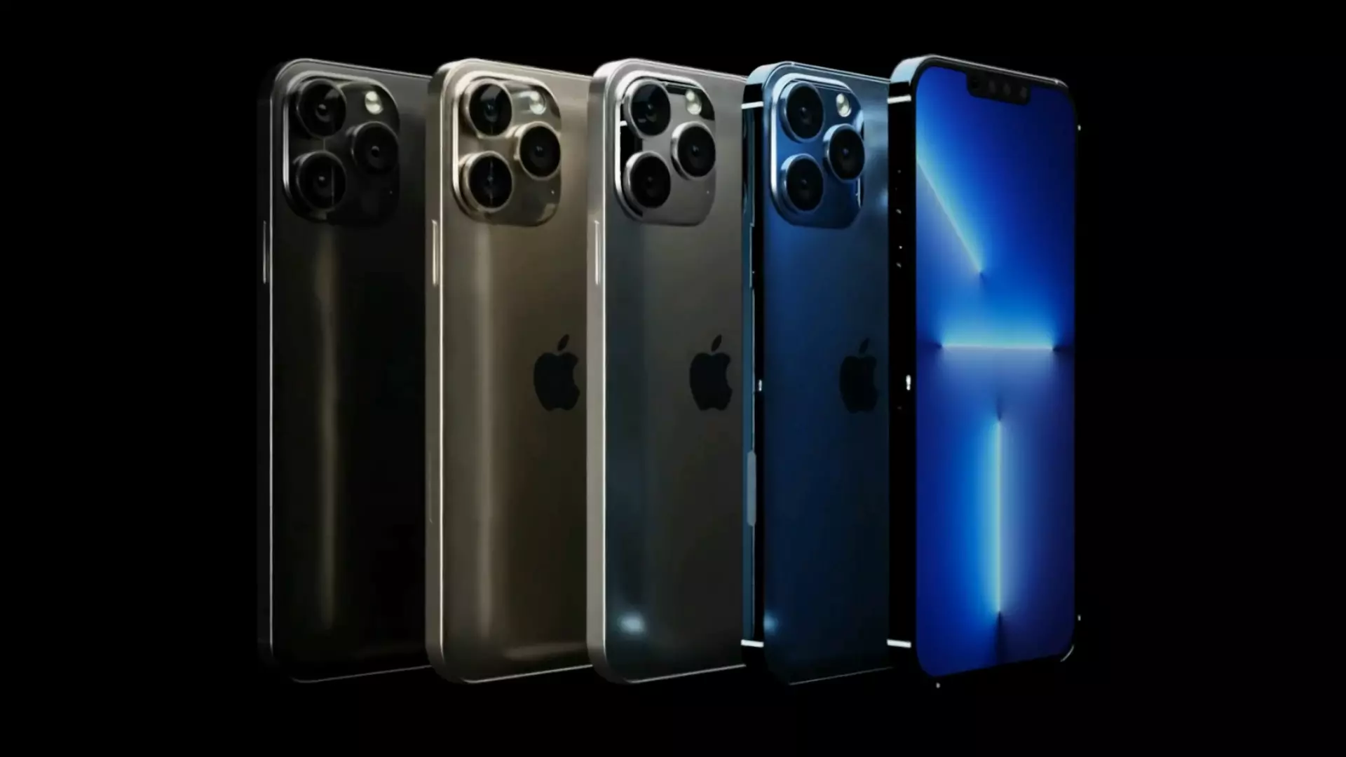 Apple iPhone 13 Pro Max 4 Colors 3D model