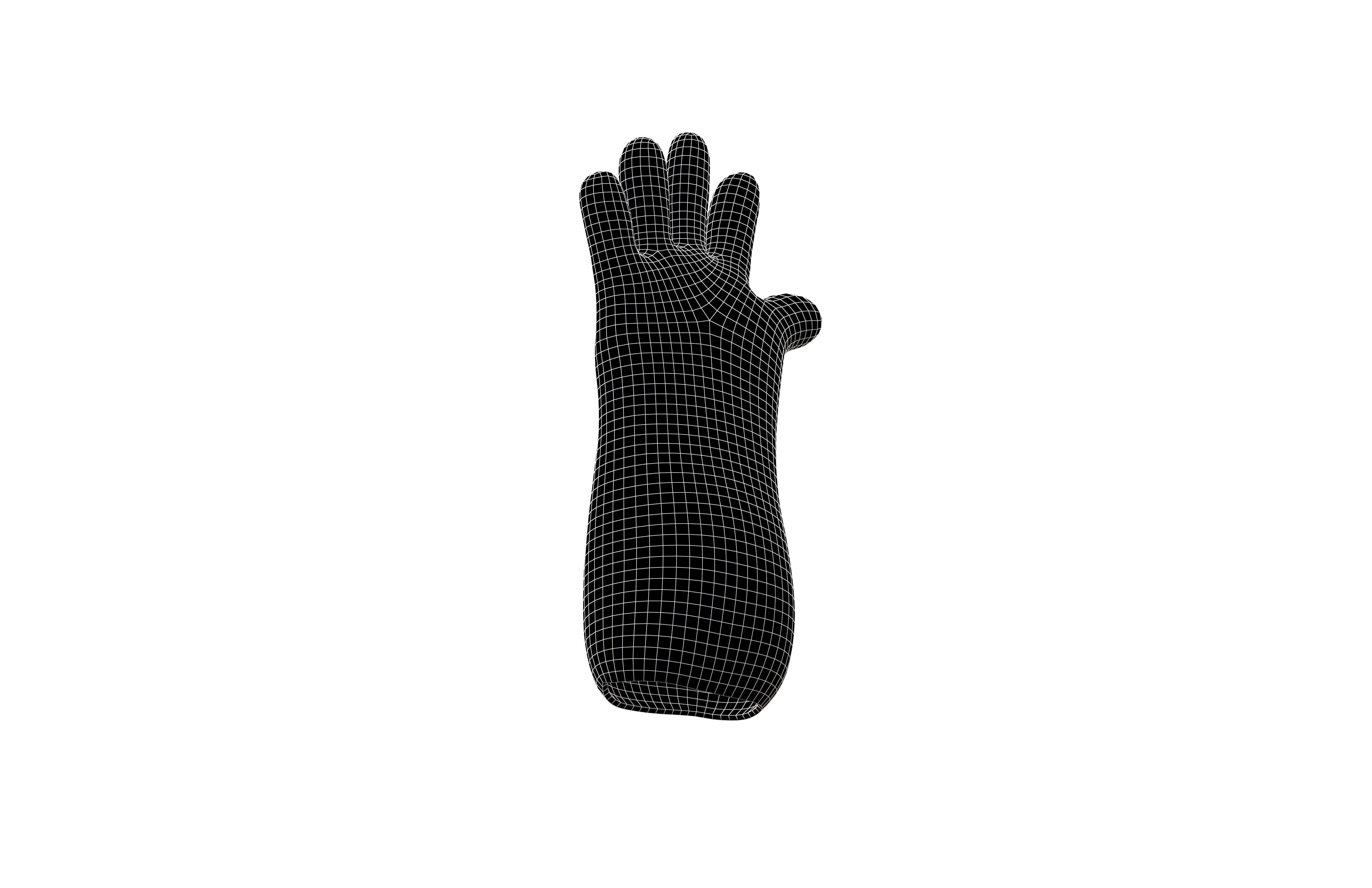 Cleaning Gloves v1 002 Low-poly 3D model_5