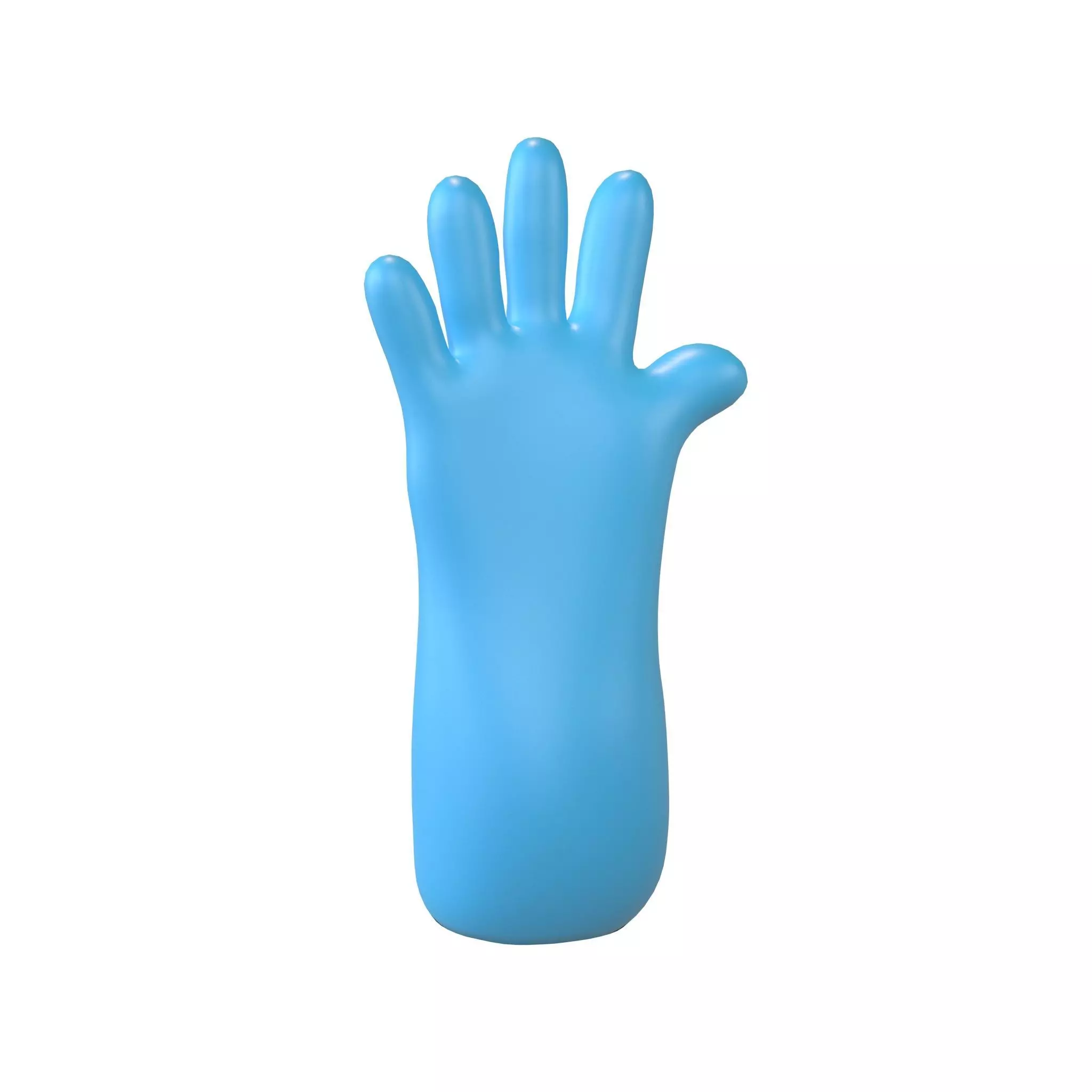 Cleaning Gloves v1 002 Low-poly 3D model_0