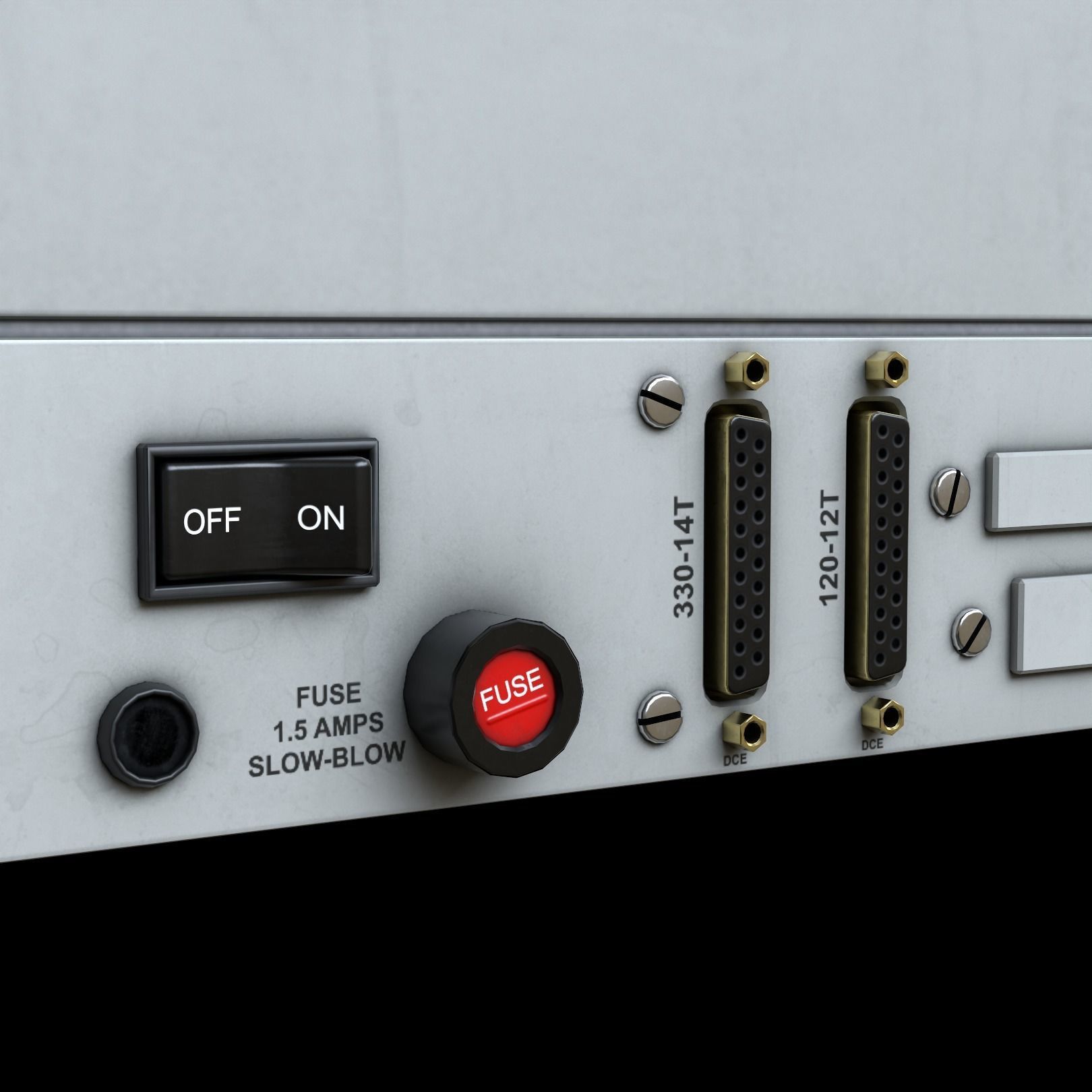 Heathkit H89 Computer Low-poly 3D model_9