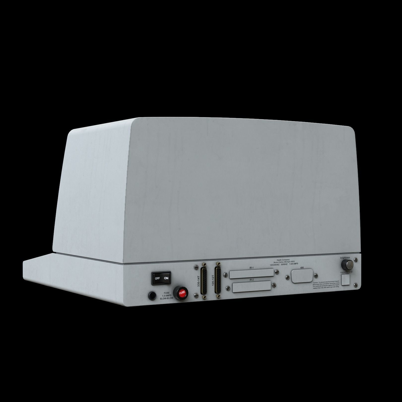 Heathkit H89 Computer Low-poly 3D model_6