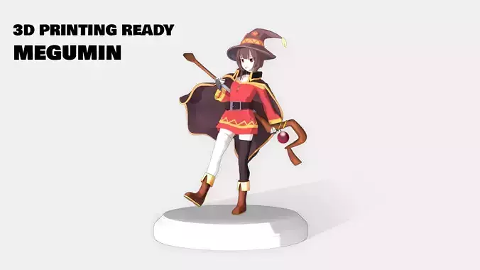 Konosuba - Megumin 3D Print Model