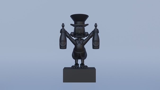 Scrooge McDuck x Dom Perignon 3D print model