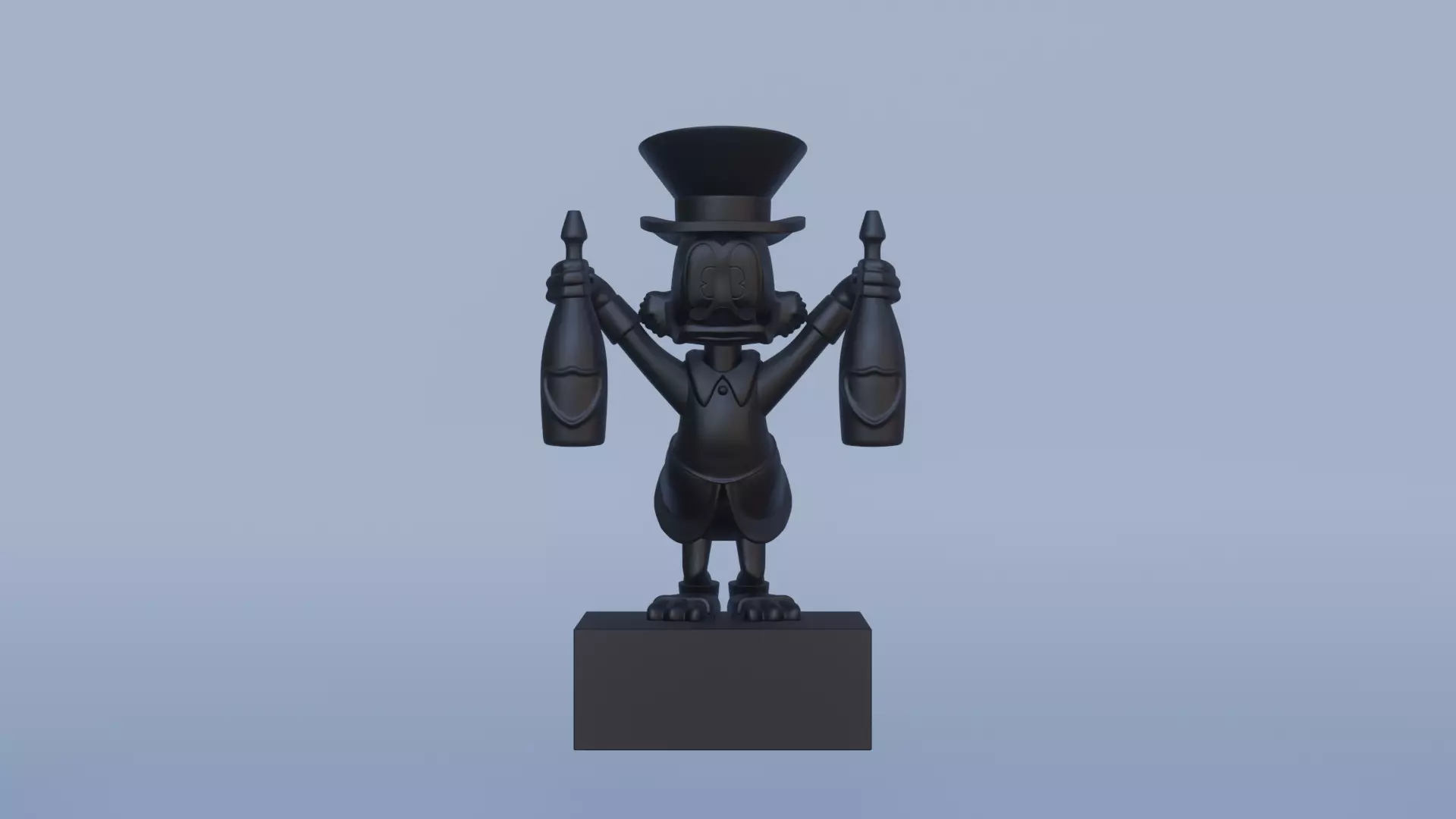 Scrooge McDuck x Dom Perignon 3D print model_0