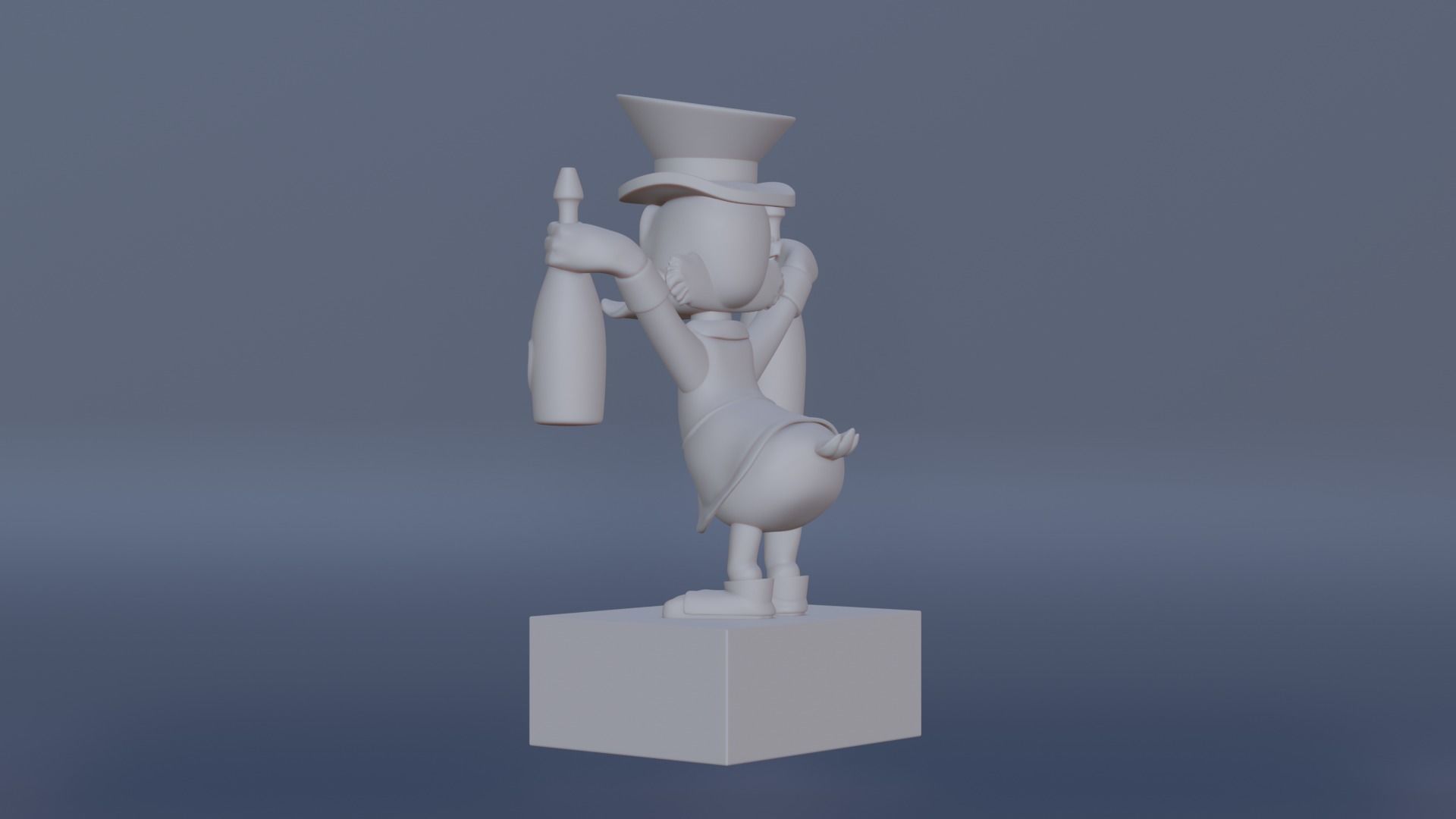 Scrooge McDuck x Dom Perignon 3D print model_6