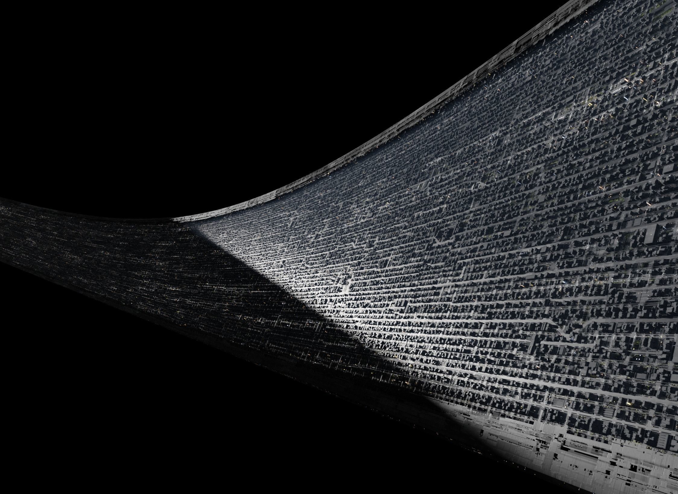 Giga Ring Space Station - Blender Cycles 3 3D model_8