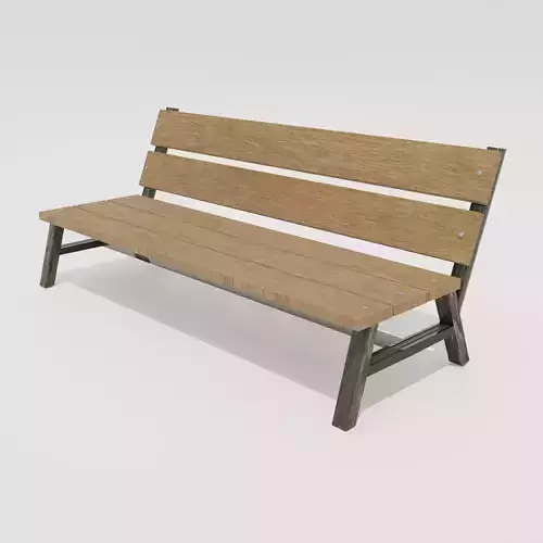 LOW POLY BENCH park