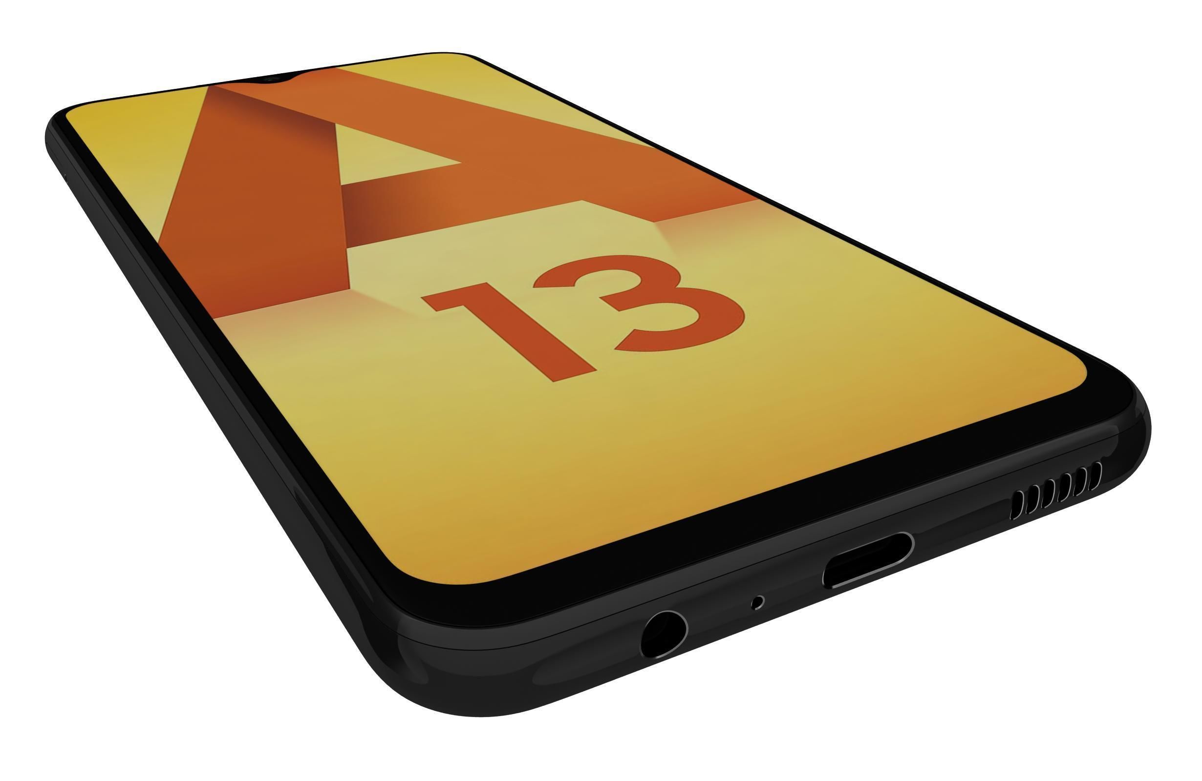 Samsung Galaxy A13 Black And Green 3D model_29