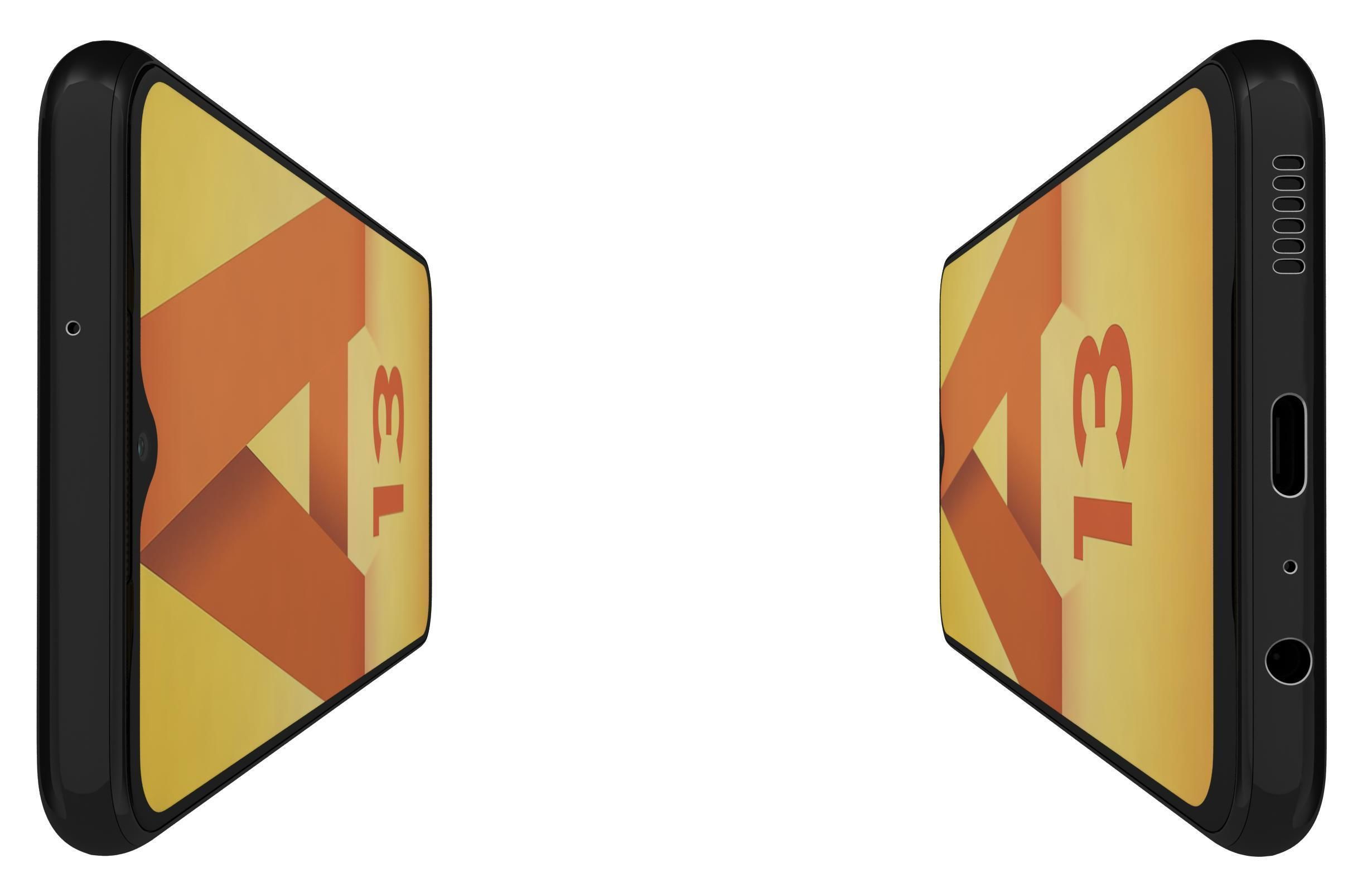 Samsung Galaxy A13 Black And Green 3D model_25