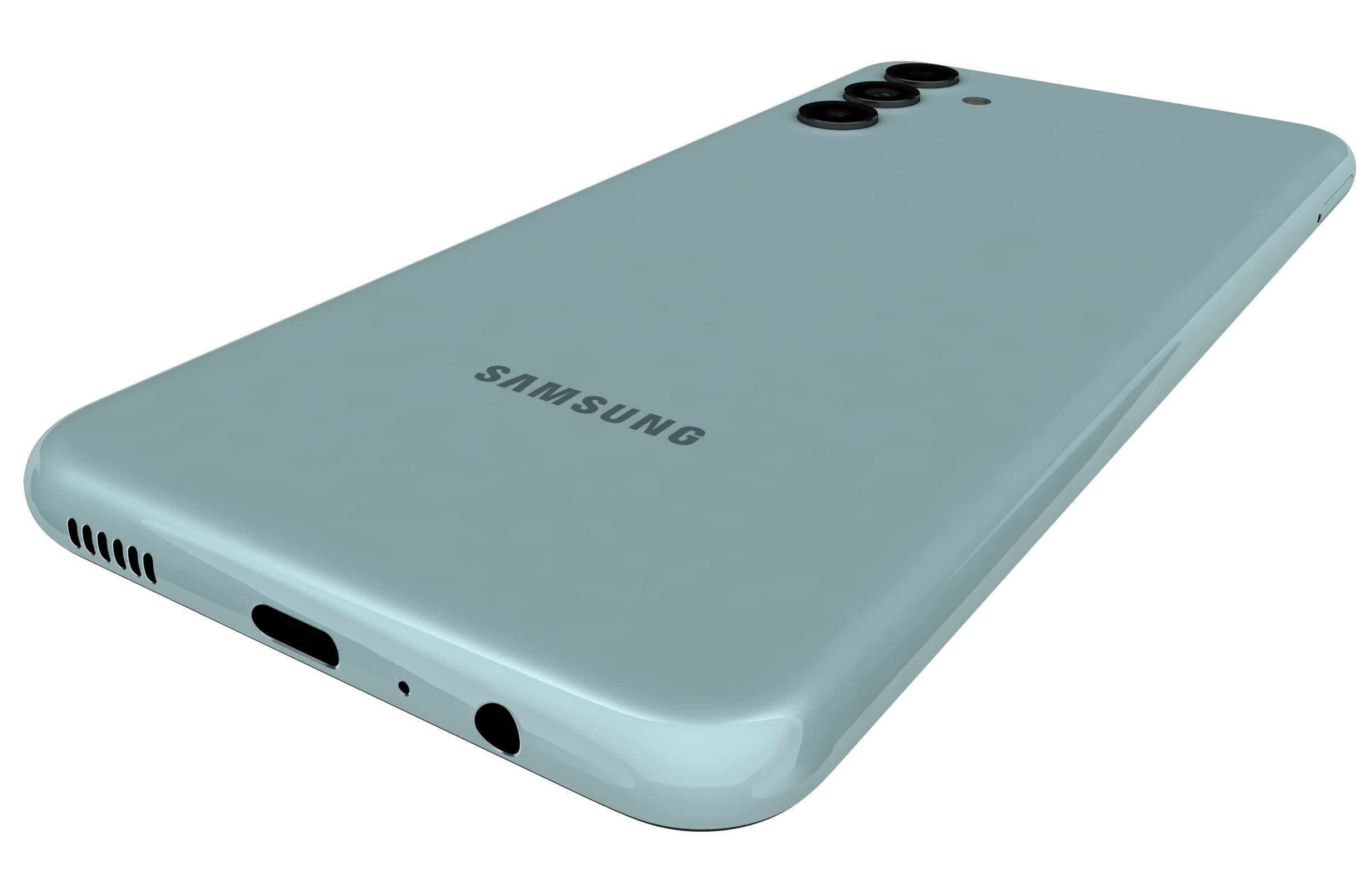 Samsung Galaxy A13 Black And Green 3D model_12