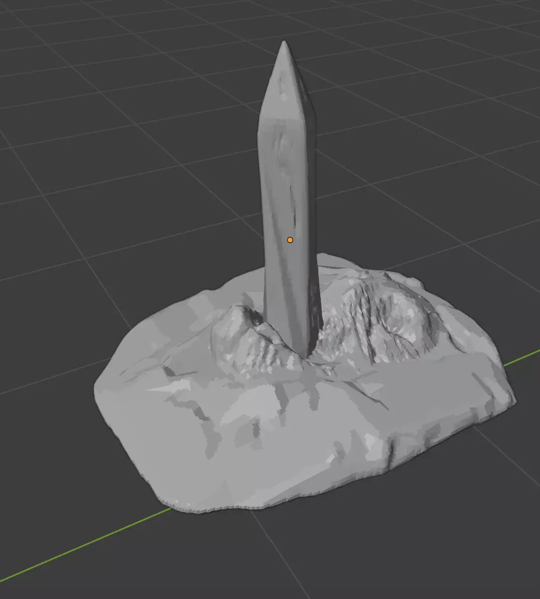 Resting Place of the Stone Giant 3D print model_0