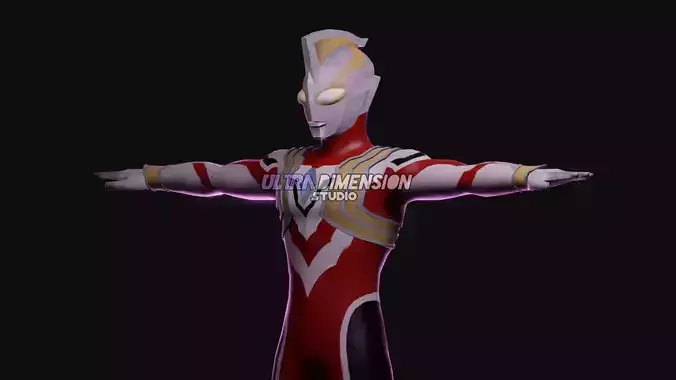 Ultraman Trigger Power Type - 3D Model