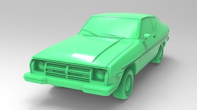 Datsun 200SX for 3D Print Model and High poly 3D print model