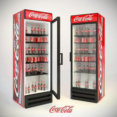 western refrigeration coca cola 3D model