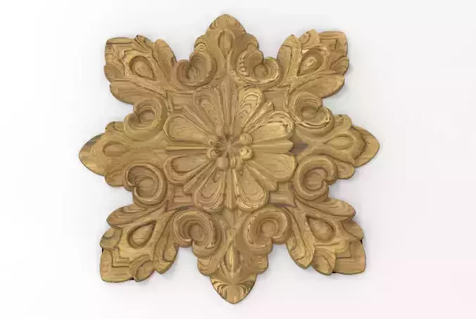 Floral Wood Carving for Furniture - 38