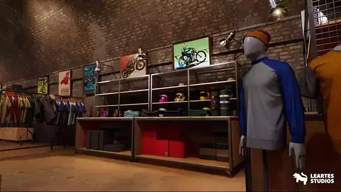 Motorbike Shop Environment
