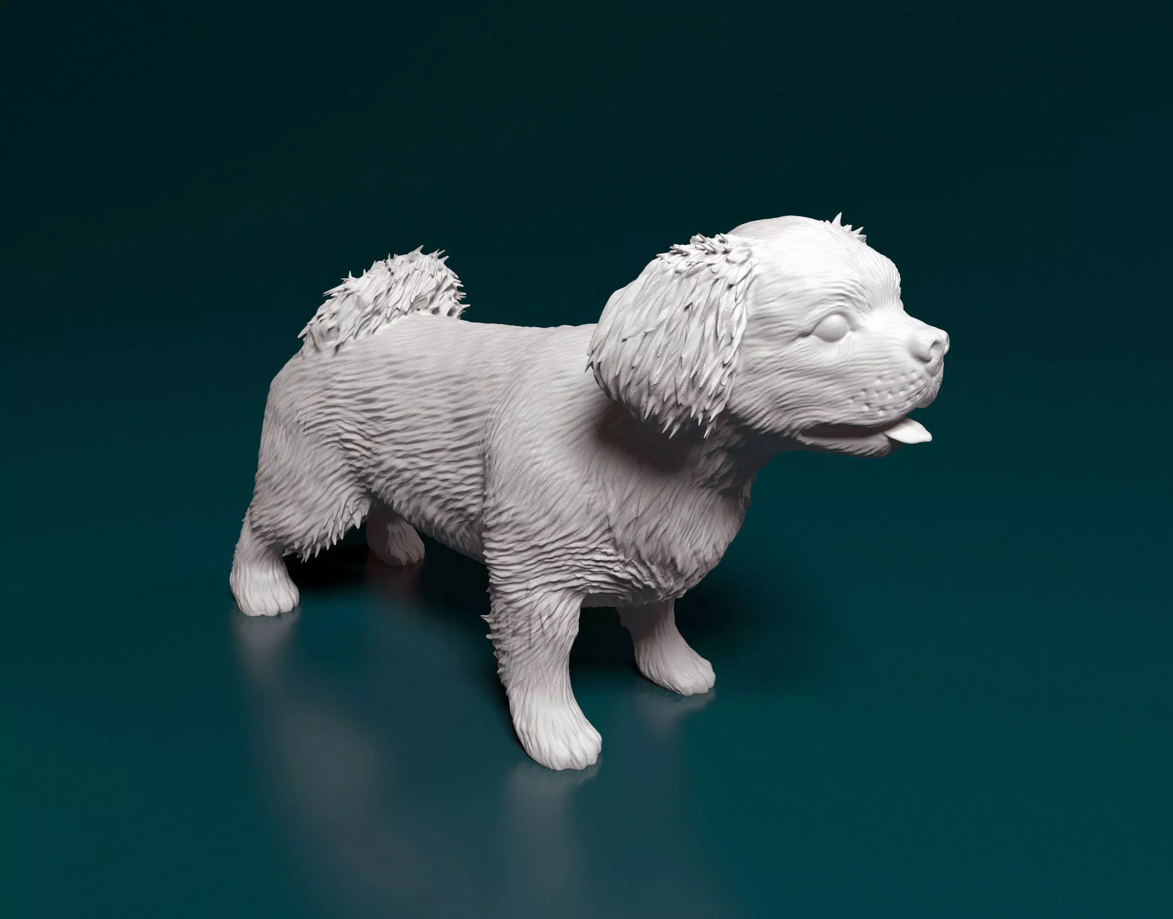Pekingese dog 3D print model