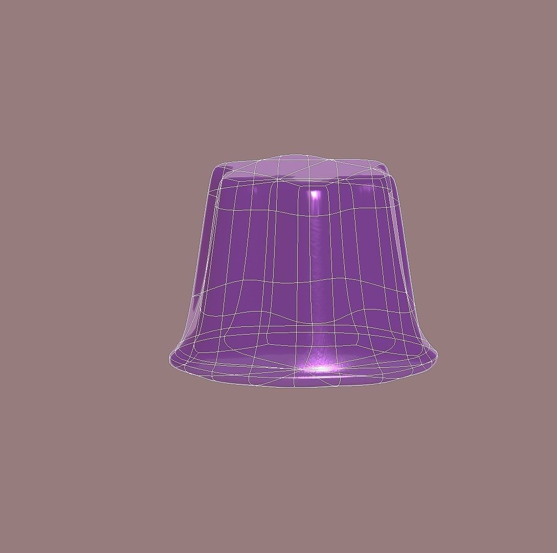 Jelly Pudding Low-poly 3D model_4