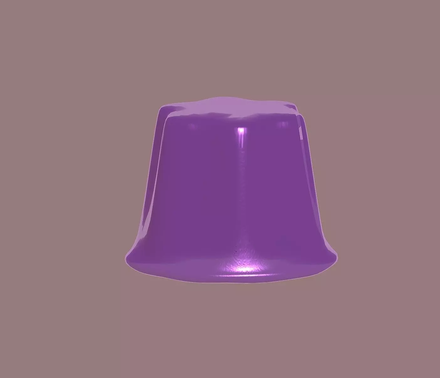 Jelly Pudding Low-poly 3D model_0