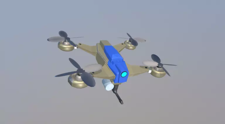 Battle Drone Free 3D model