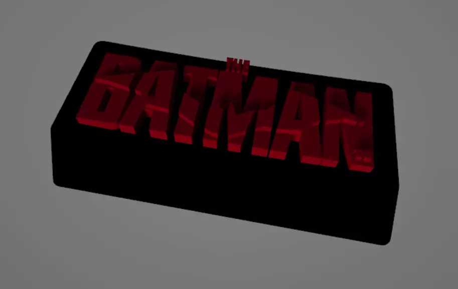 Keycap Thebatman Enter 3D print model
