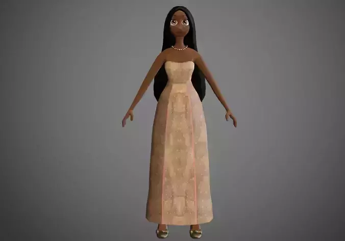 beautiful woman with dress