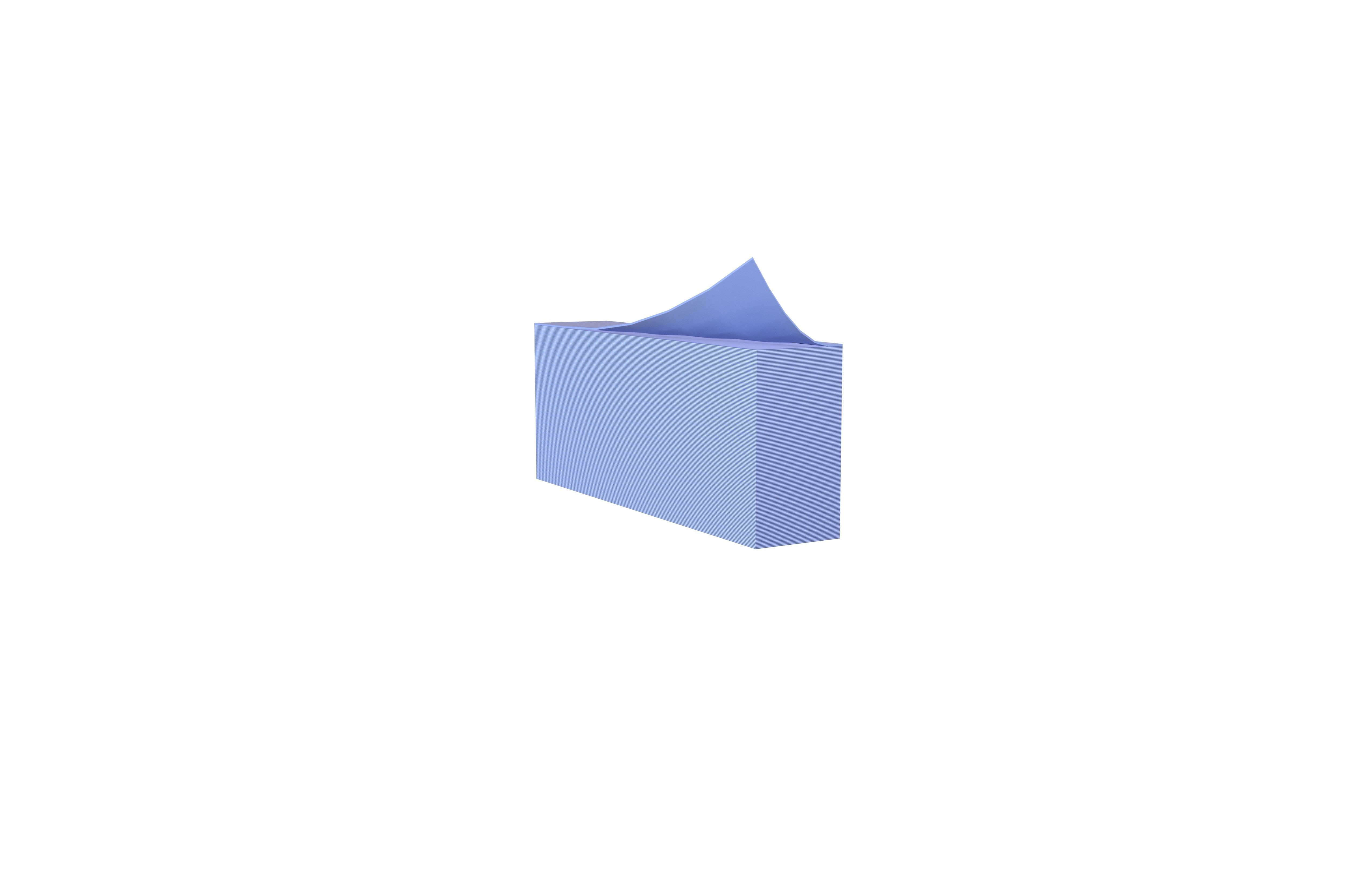 Rectangle Memo Note v1 003 Low-poly 3D model_1