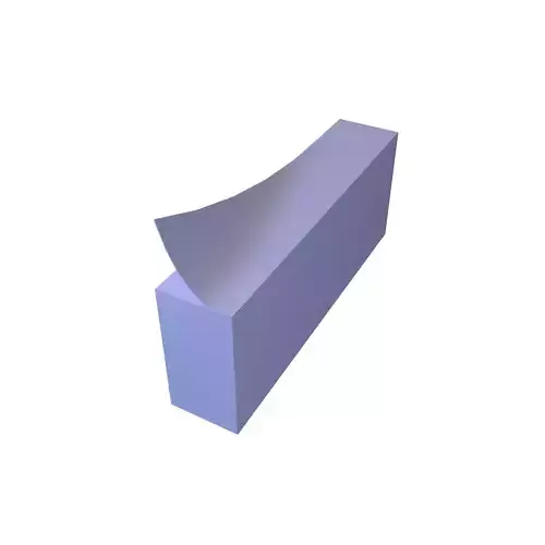 Rectangle Memo Note v1 003 Low-poly 3D model