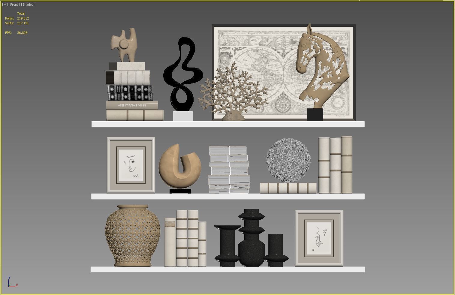 Decor Set 143 3D model_5