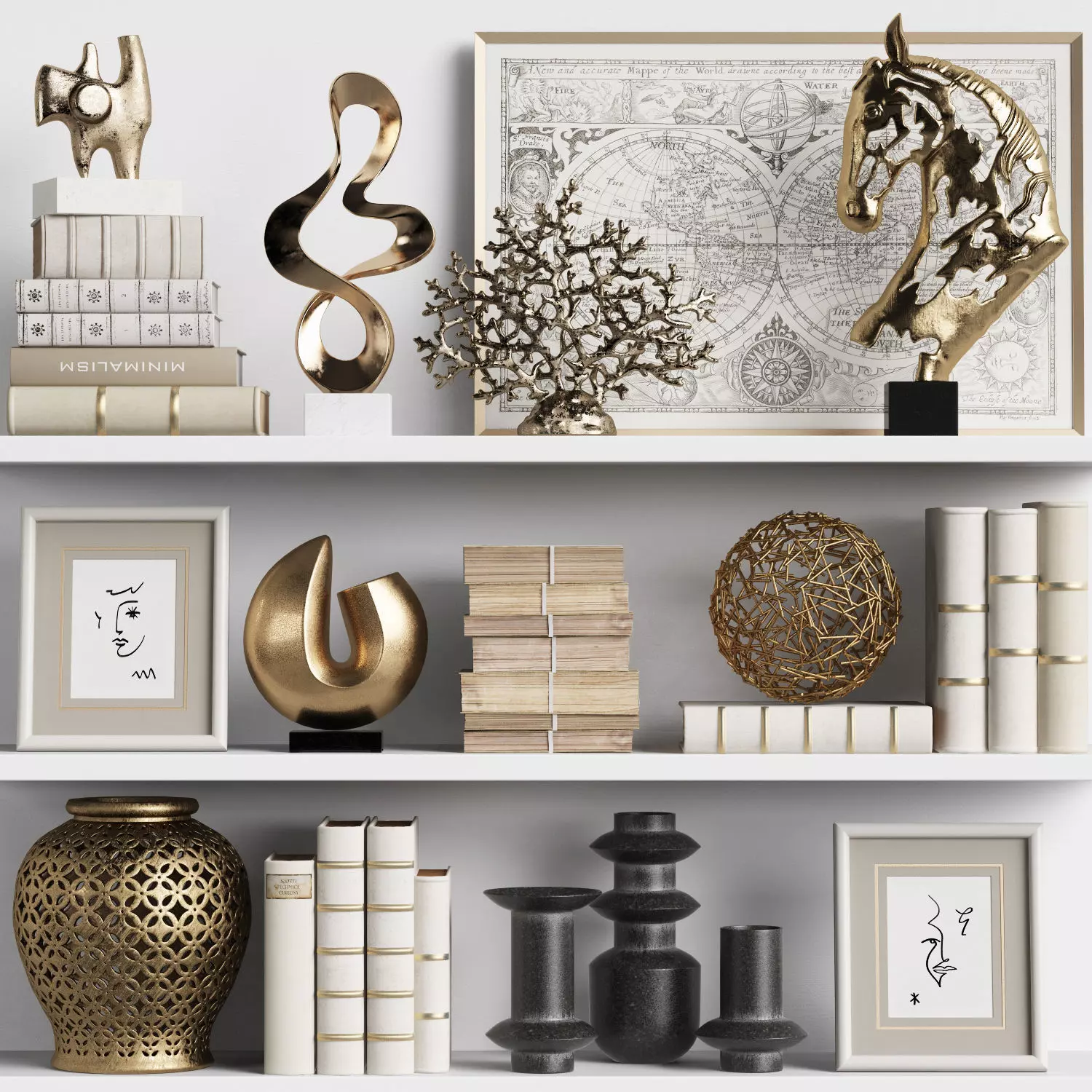 Decor Set 143 3D model_0