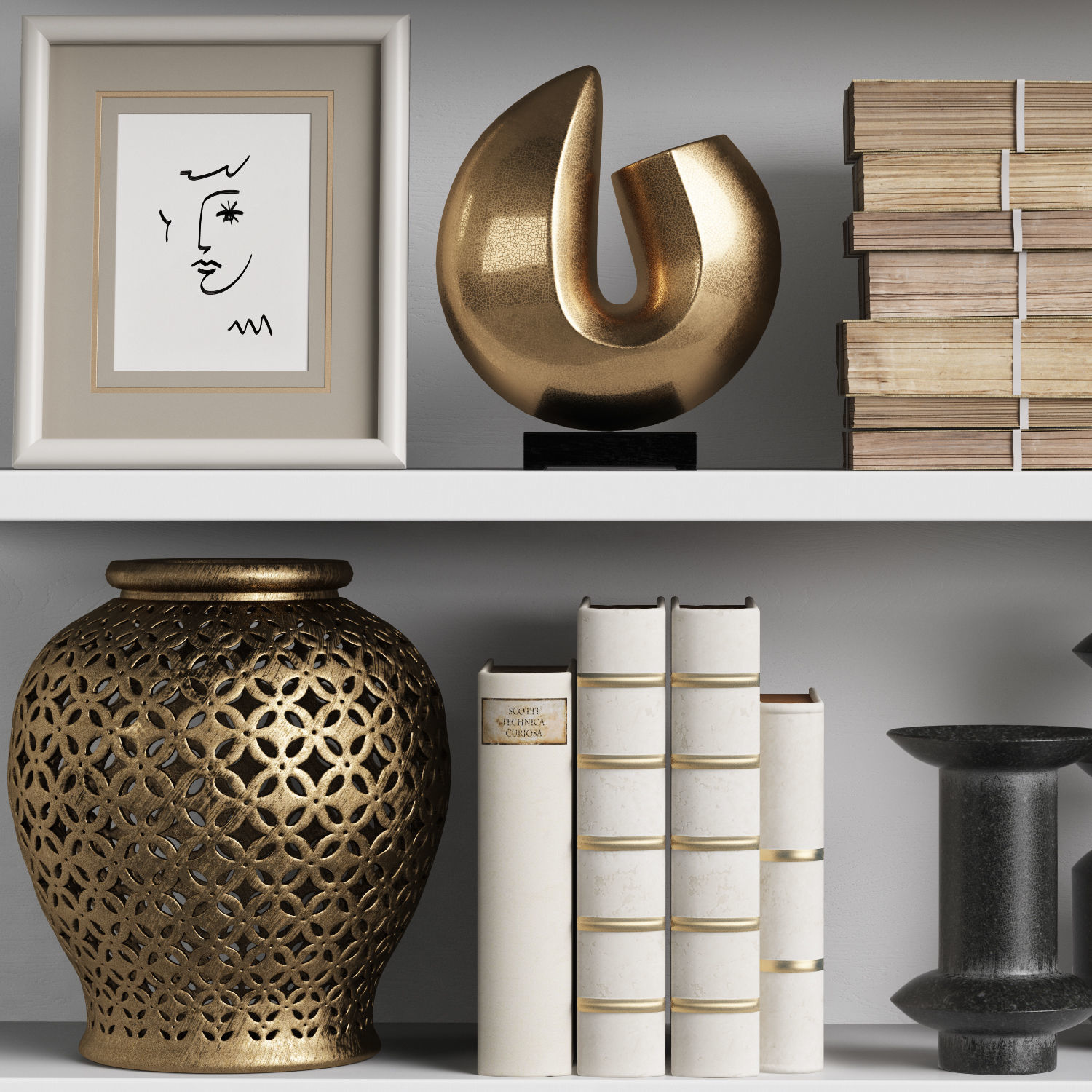 Decor Set 143 3D model_2