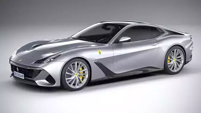 Ferrari BR20 2021 LowPoly