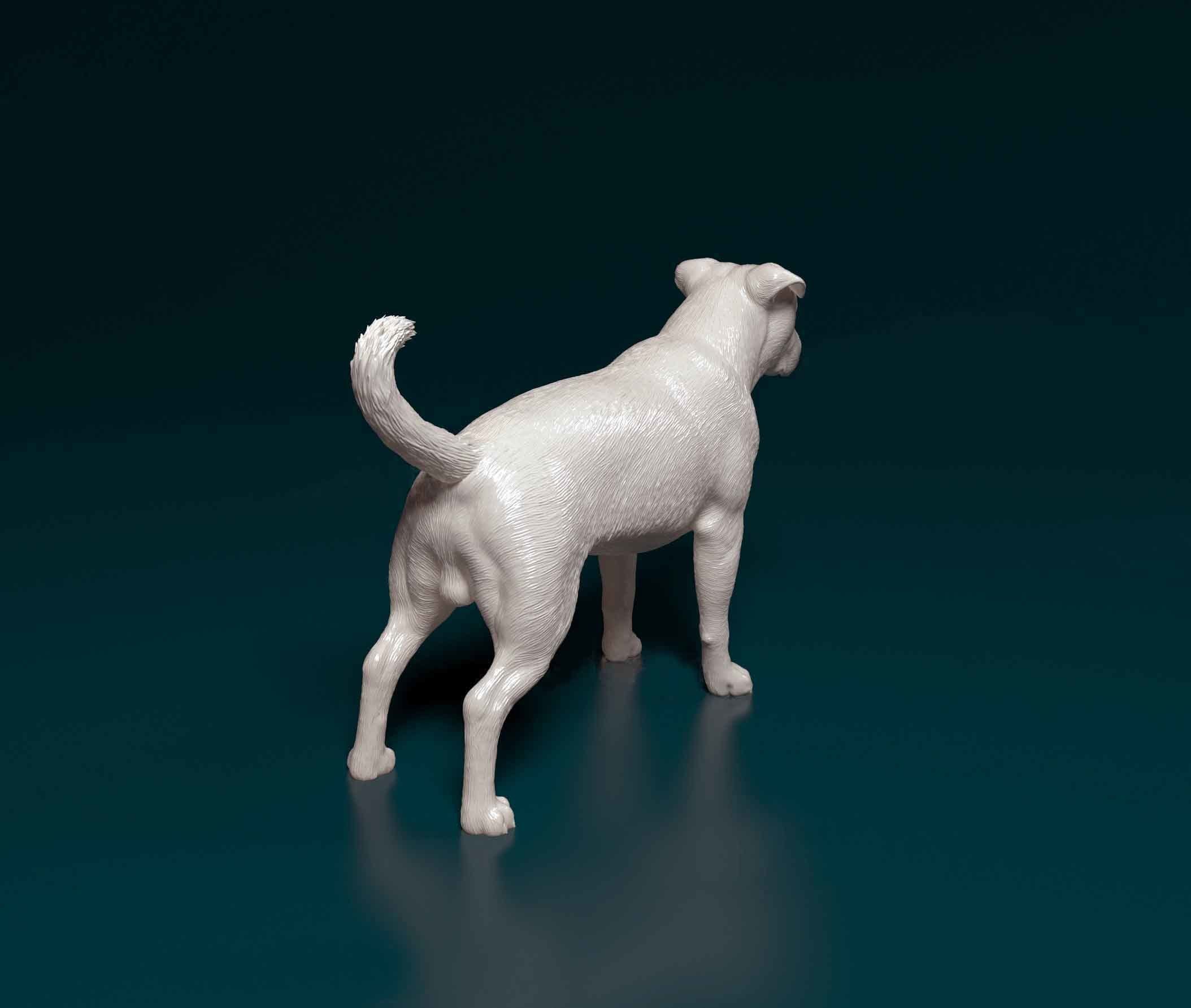 Pitbull terrier 3D print model_2