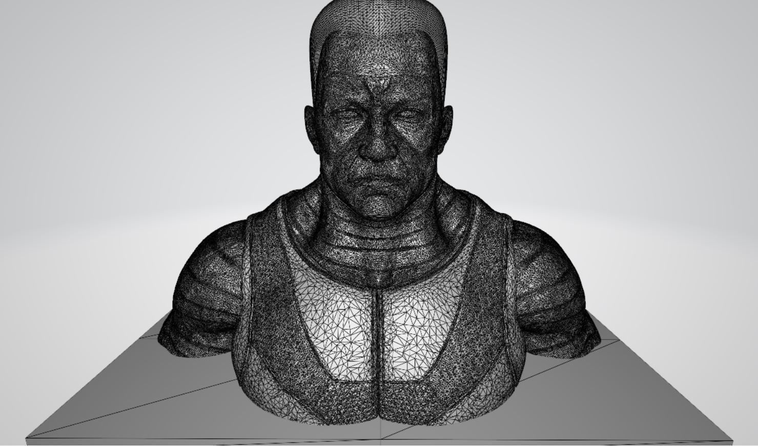 Collosus Bust 3D Model Ready to Print 3D print model_4