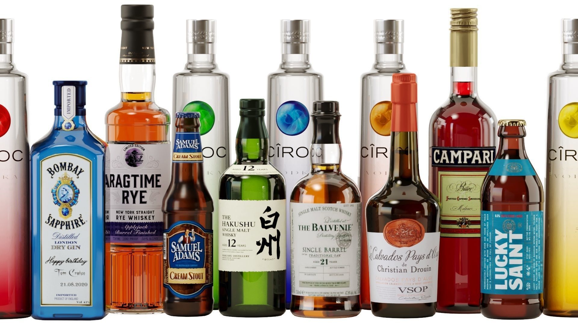 Bottles Part8 3D model_6