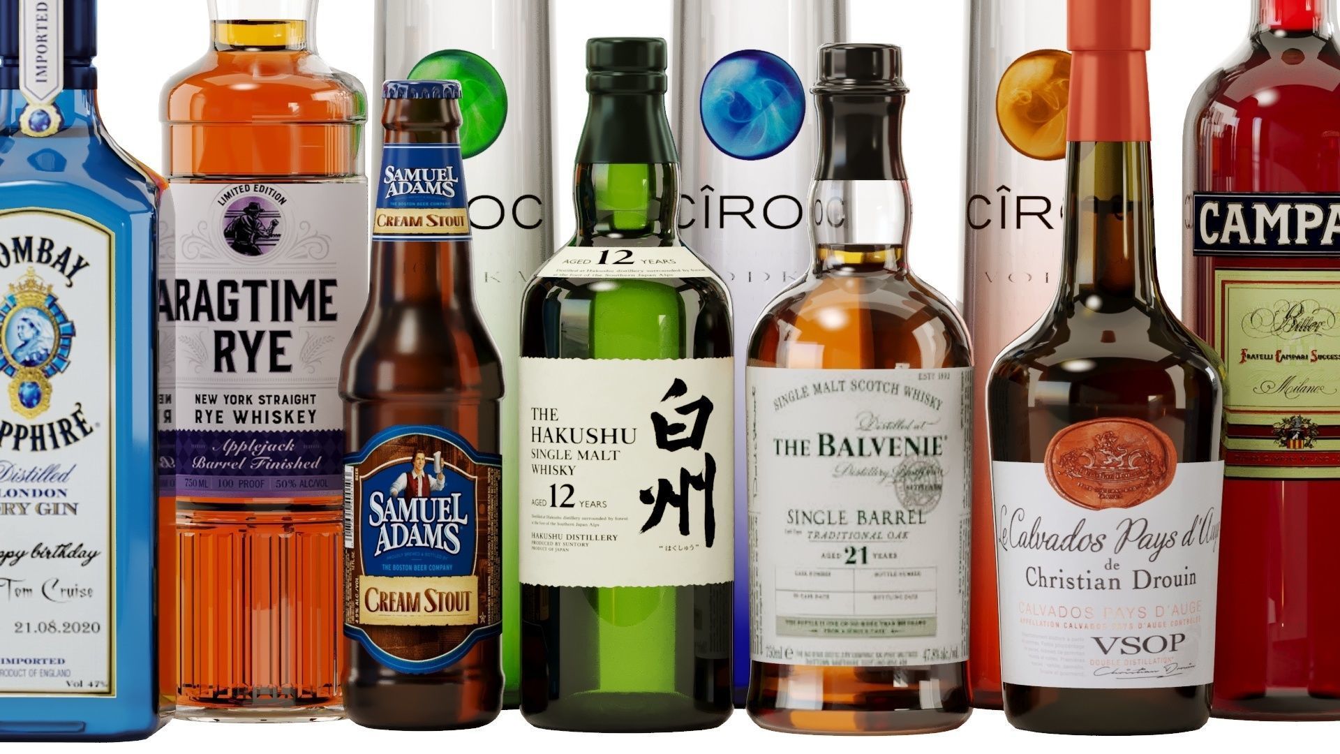 Bottles Part8 3D model_8